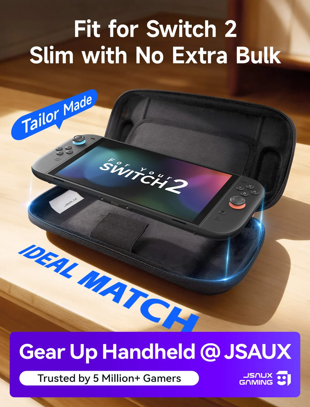 Probamos productos JSAUX para Nintendo Switch 2 21 BG0133 FlexForm Series Carrying Case for Switch 2 2