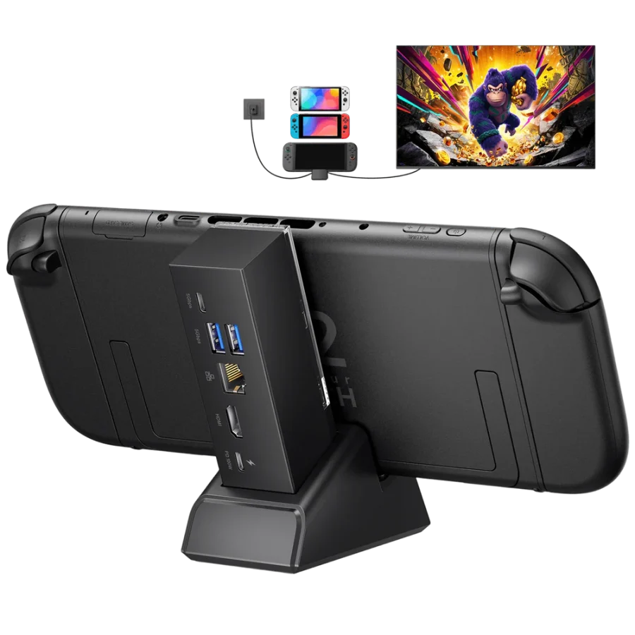 Probamos productos JSAUX para Nintendo Switch 2 5 HB0704 7 in 1 Multifunctional Docking Station for Switch 2 1